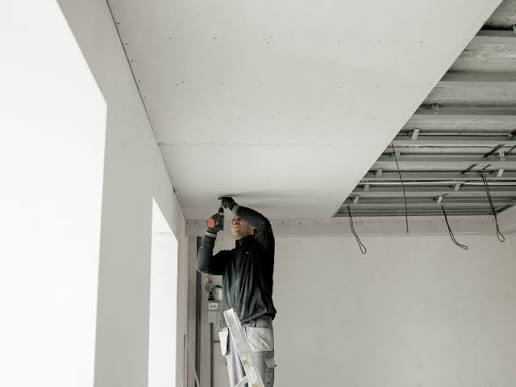 Travaux de plafond intérieur
