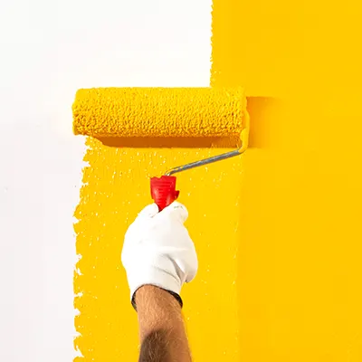 Peinture intérieure au rouleau